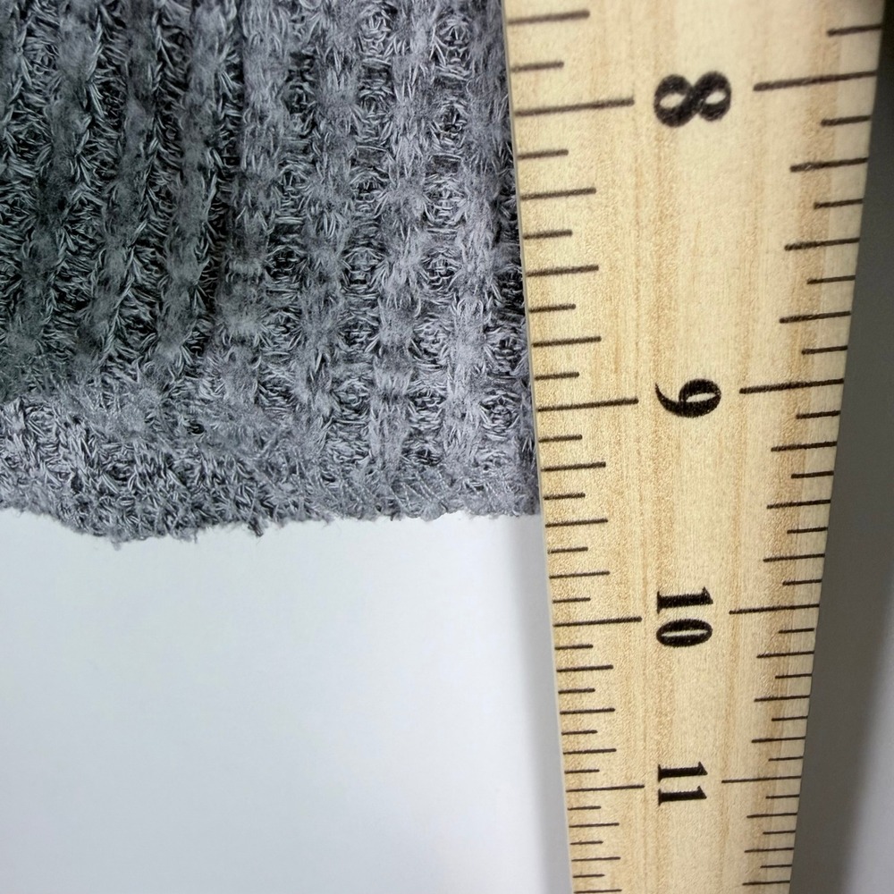 Grunge Gorpcore Wild Fable Waffle Knit Crop Top Womens XL Gray Comfy Normcore - Picture 9 of 9